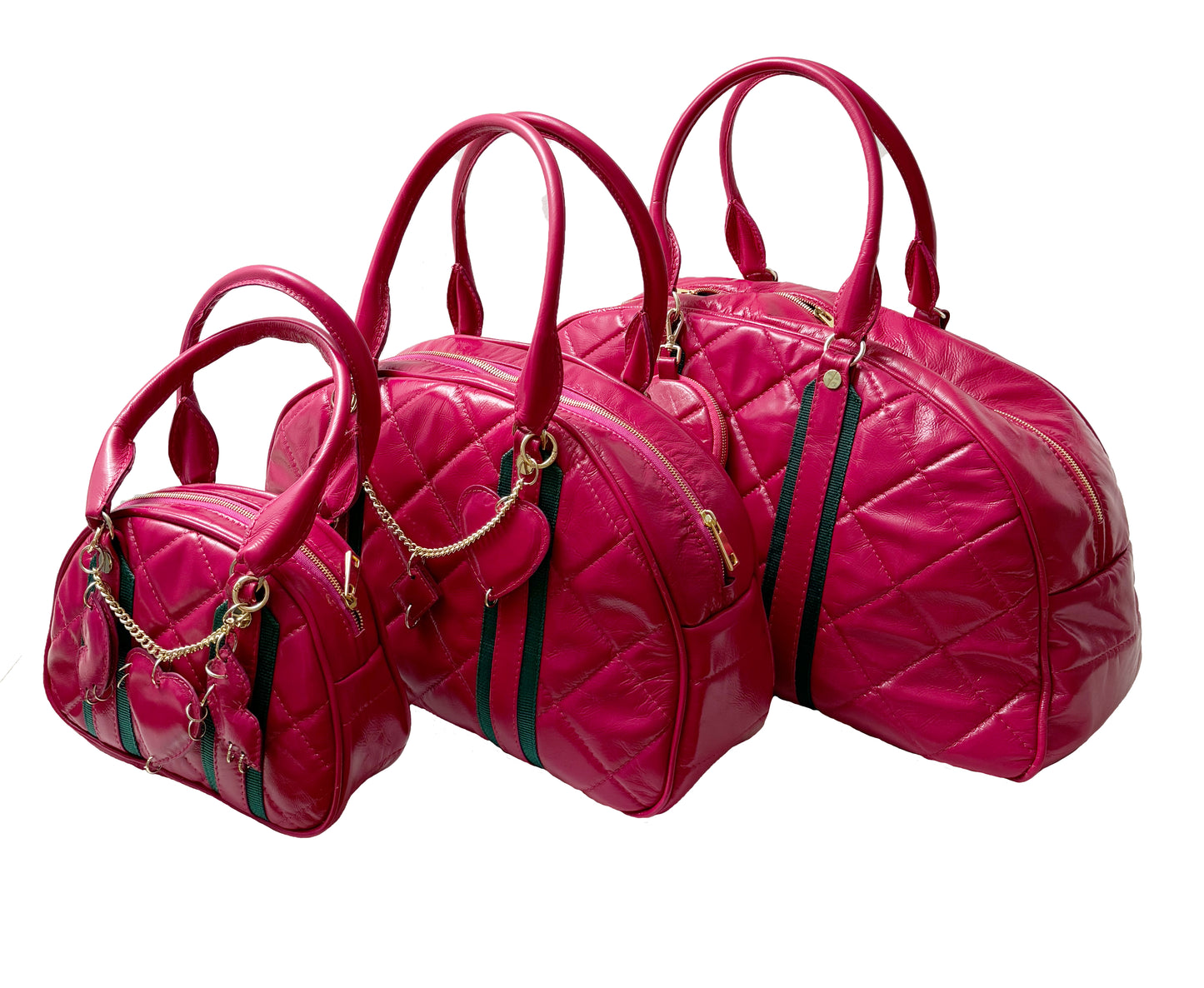 Ledertasche "Matröschka"-mini, pink - NATALIA KLUDT ART & FASHION