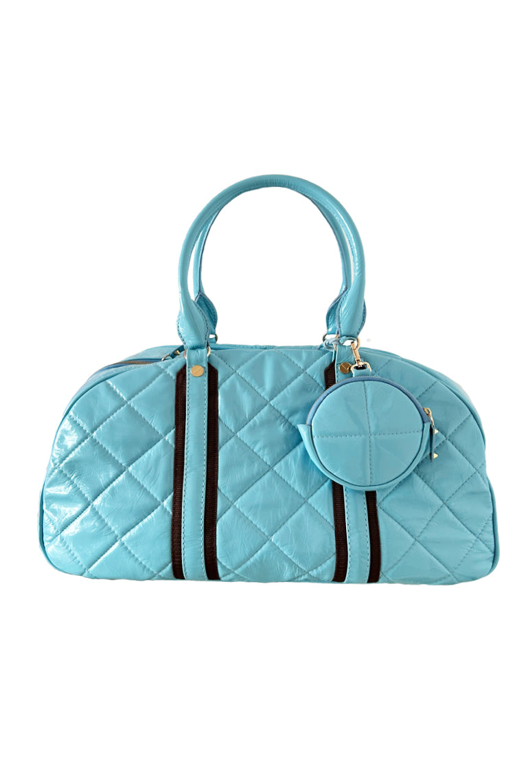 Reisetasche in Lackleder, gepolstert - NATALIA KLUDT ART & FASHION