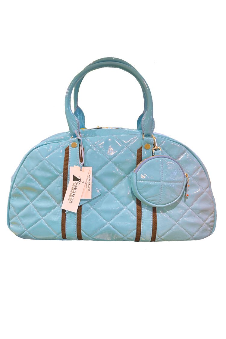 Reisetasche in Lackleder, gepolstert - NATALIA KLUDT ART & FASHION