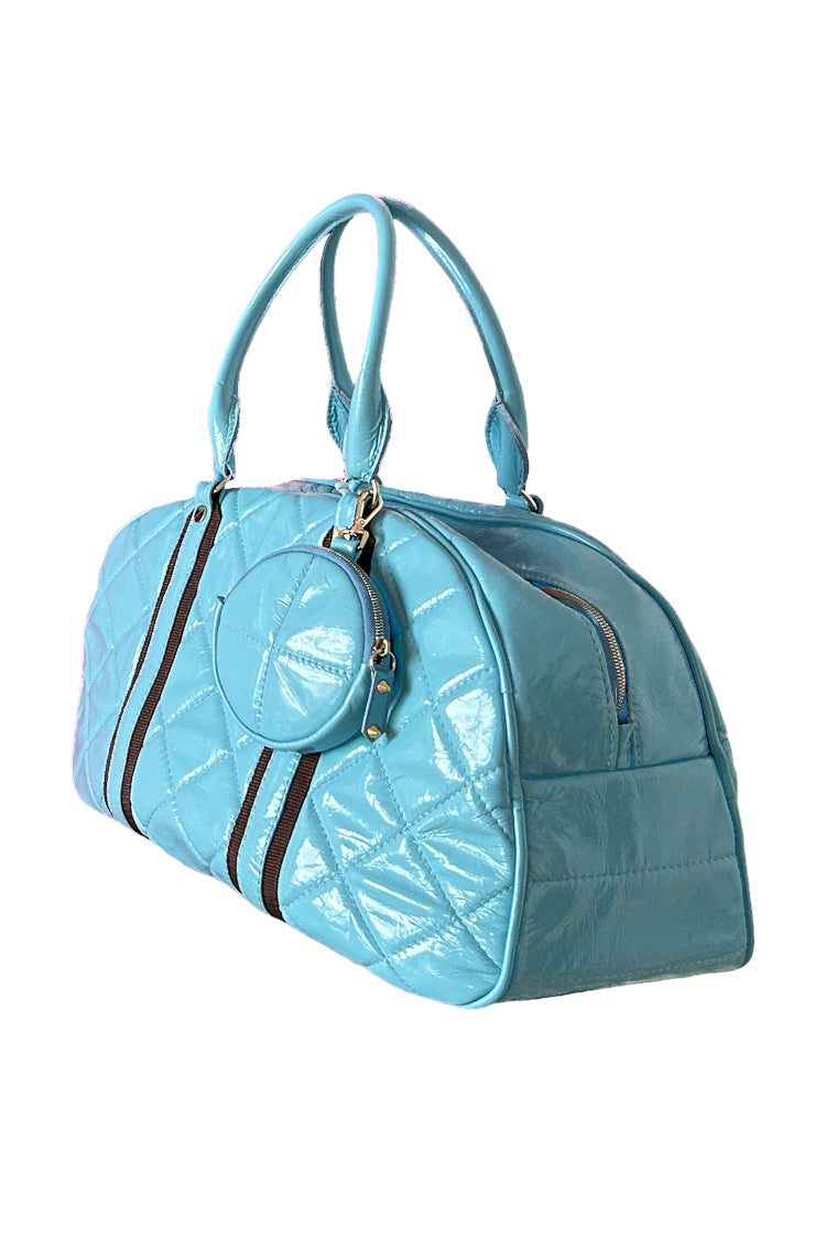 Reisetasche in Lackleder, gepolstert - NATALIA KLUDT ART & FASHION