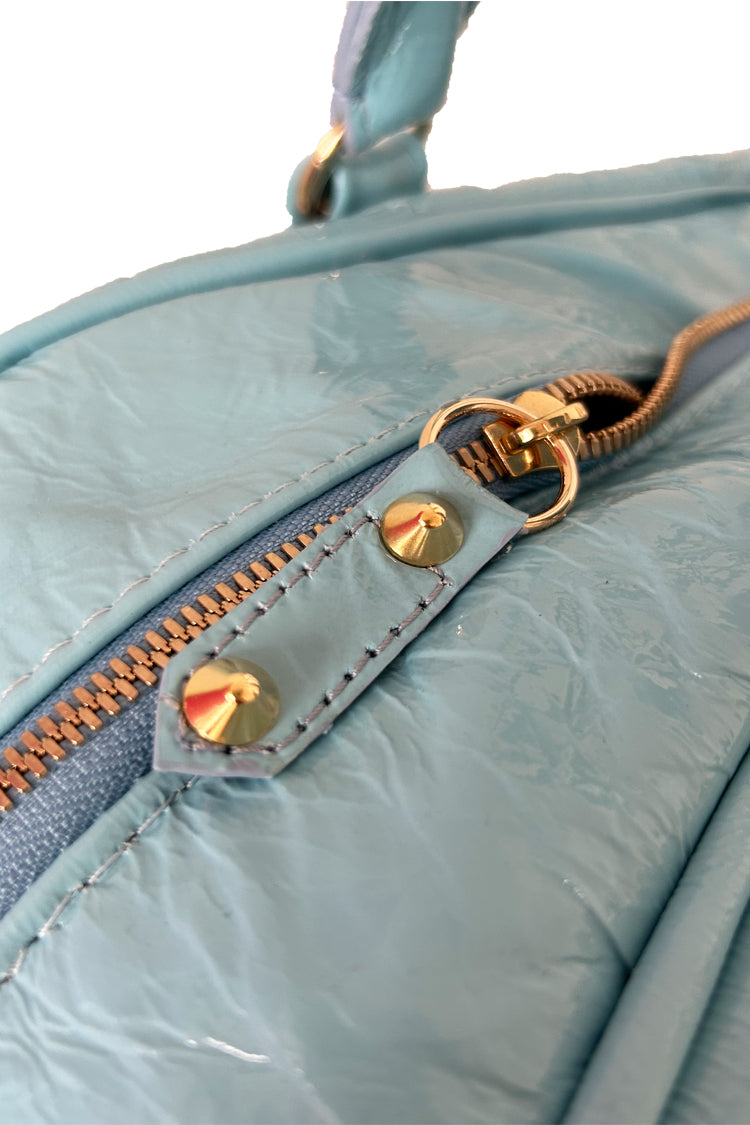 Reisetasche in Lackleder, gepolstert - NATALIA KLUDT ART & FASHION