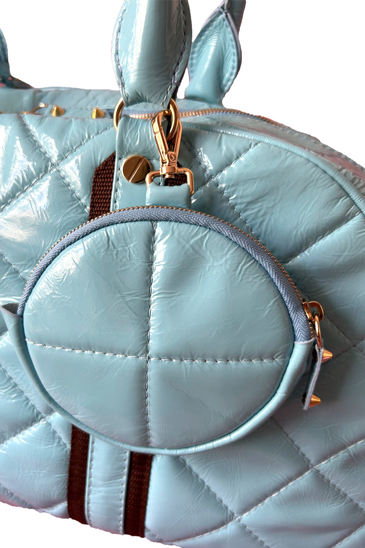 Reisetasche in Lackleder, gepolstert - NATALIA KLUDT ART & FASHION