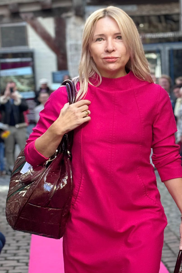 Ledertasche "Matröshka"-maxi (bordeaux) - NATALIA KLUDT ART & FASHION