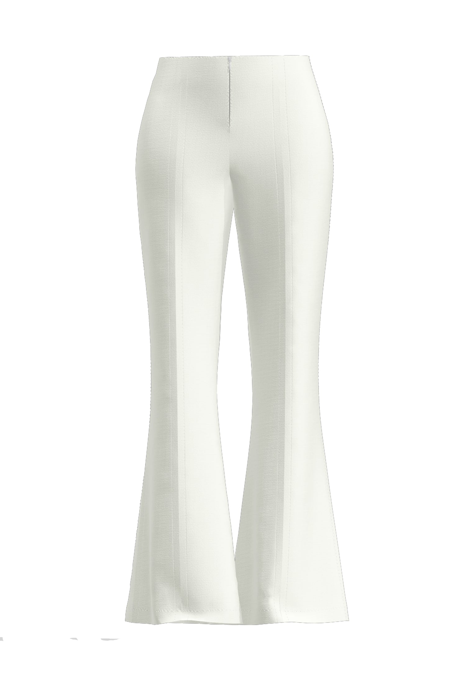 Schlaghose aus Jersey weiss - NATALIA KLUDT ART & FASHION