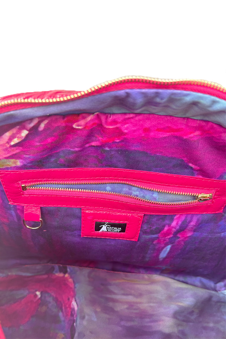 Reisetasche in Lackleder, gepolstert - NATALIA KLUDT ART & FASHION