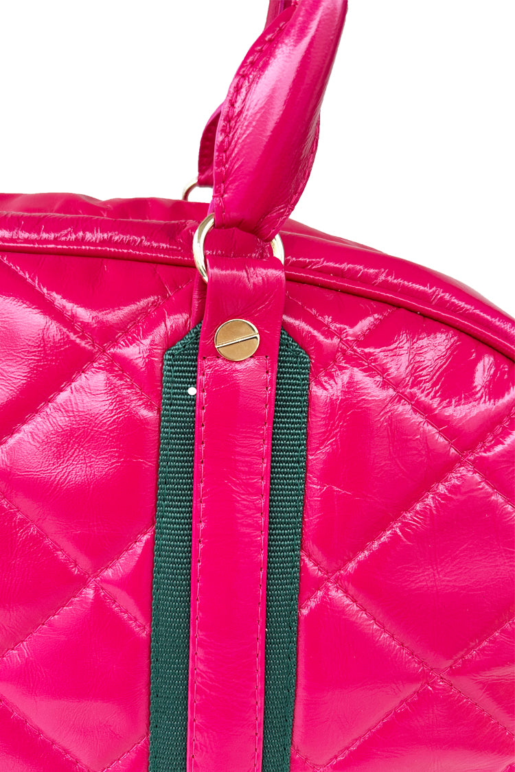 Reisetasche in Lackleder, gepolstert - NATALIA KLUDT ART & FASHION