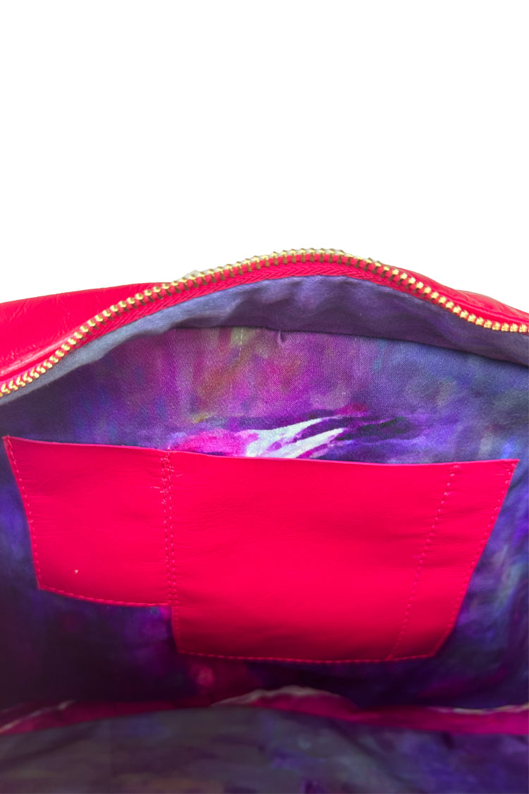 Reisetasche in Lackleder, gepolstert - NATALIA KLUDT ART & FASHION