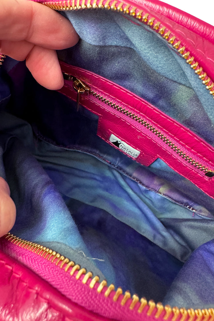 Ledertasche "Matröschka"-mini, pink - NATALIA KLUDT ART & FASHION
