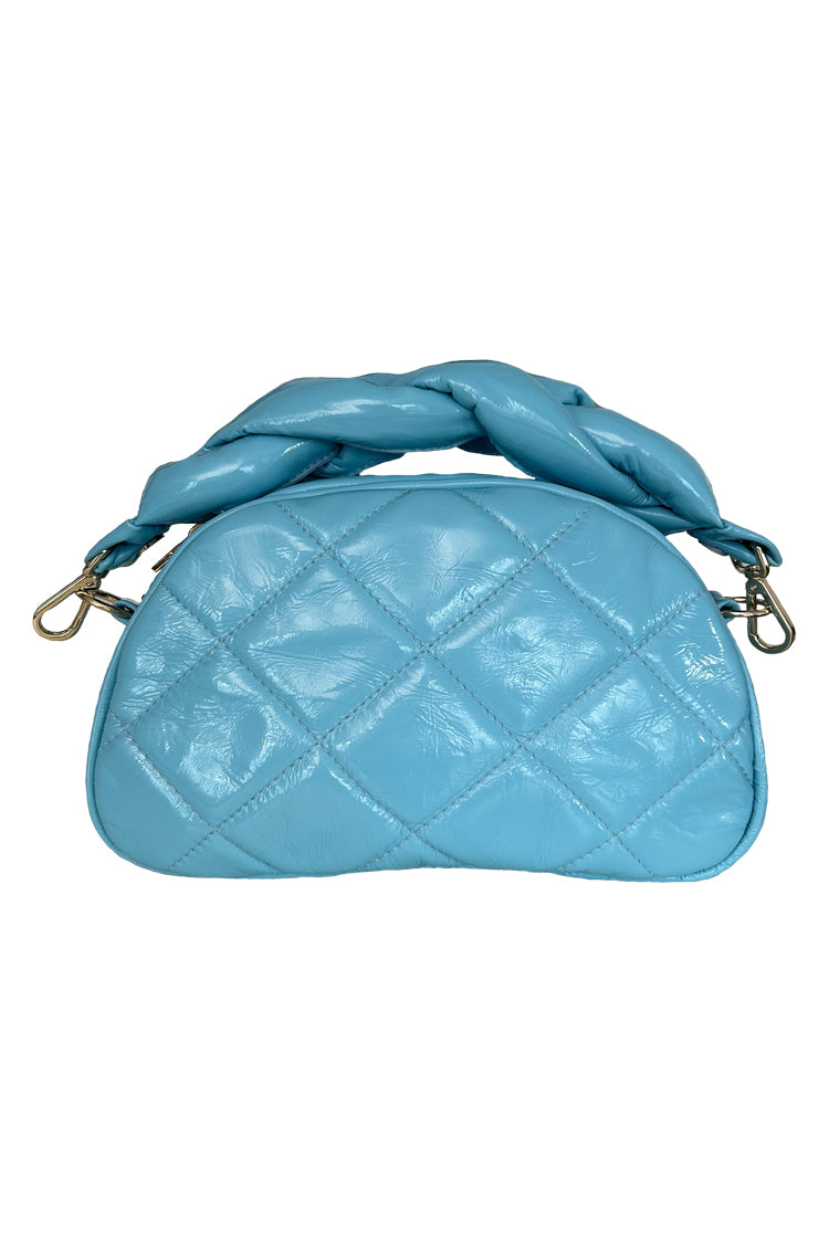 Kleine Tasche in Lackleder, gepolstert - NATALIA KLUDT ART & FASHION