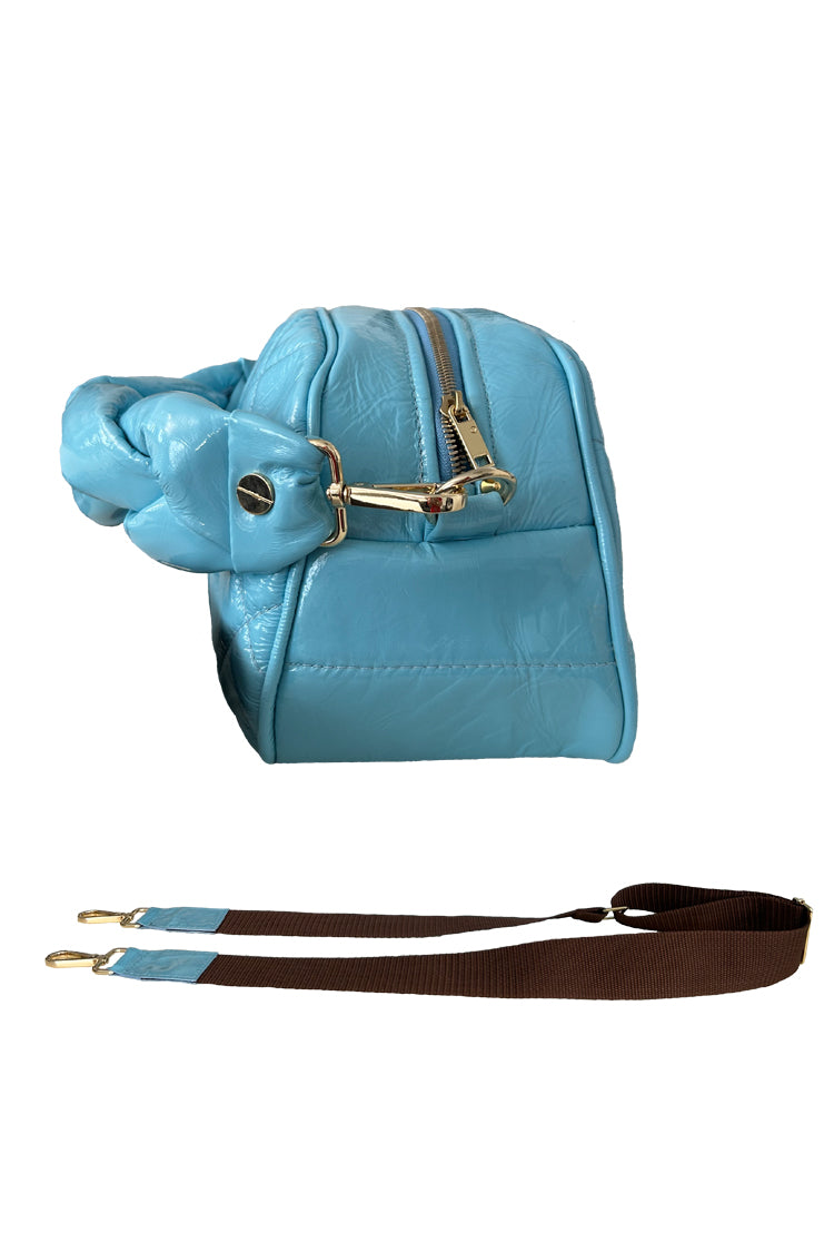 Kleine Tasche in Lackleder, gepolstert - NATALIA KLUDT ART & FASHION
