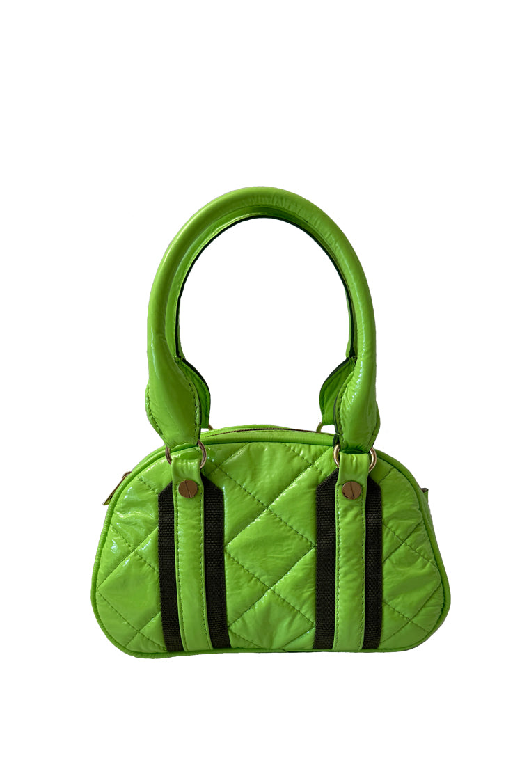 Kleine Tasche in Lackleder, gepolstert - NATALIA KLUDT ART & FASHION
