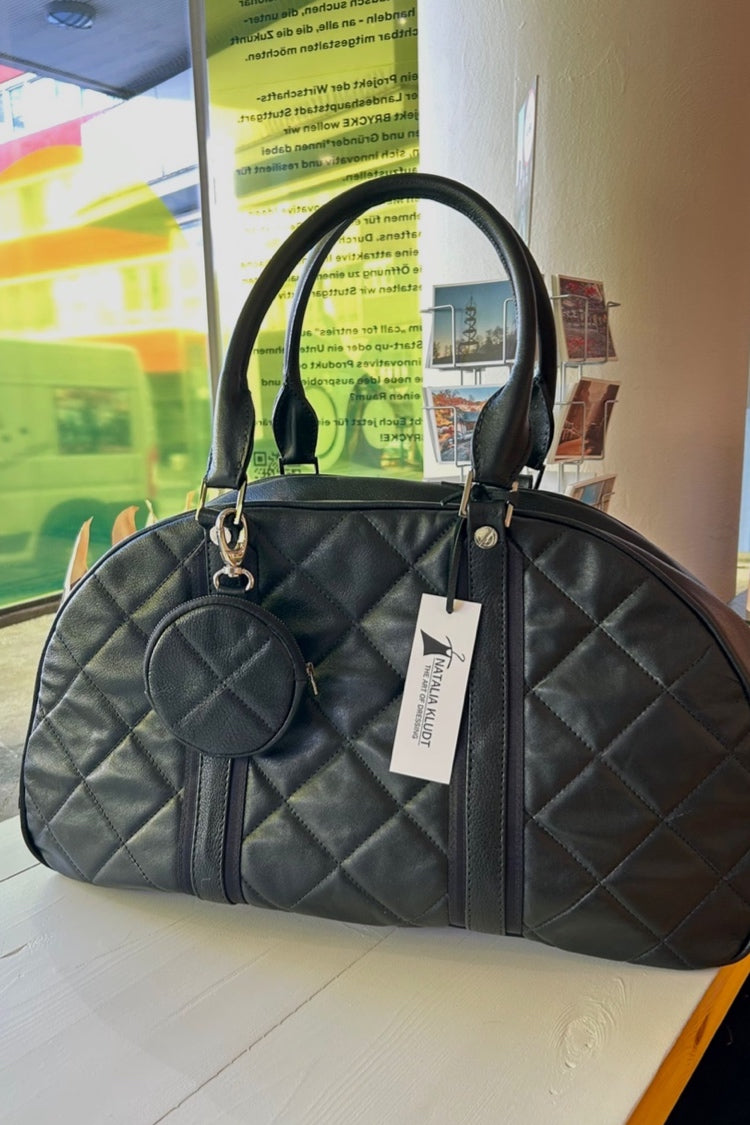 Reisetasche aus Leder,gepolstert - NATALIA KLUDT ART & FASHION