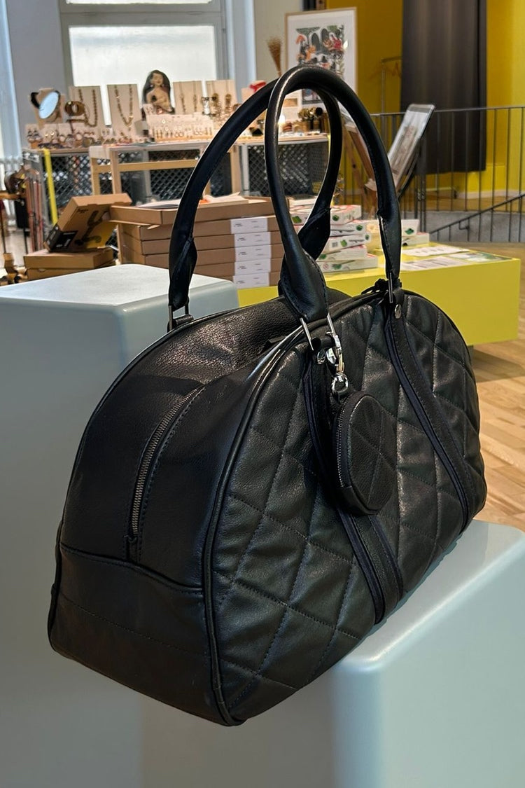 Reisetasche aus Leder,gepolstert - NATALIA KLUDT ART & FASHION