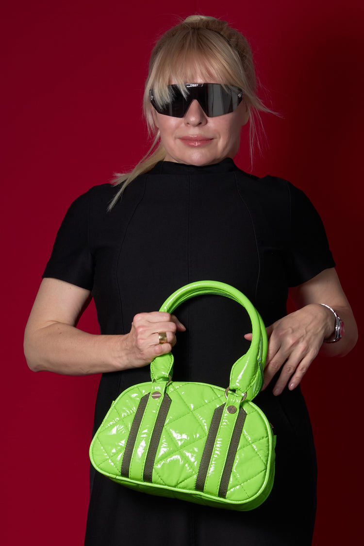 Ledertasche "Matröschka"-mini, hellgrün - NATALIA KLUDT ART & FASHION