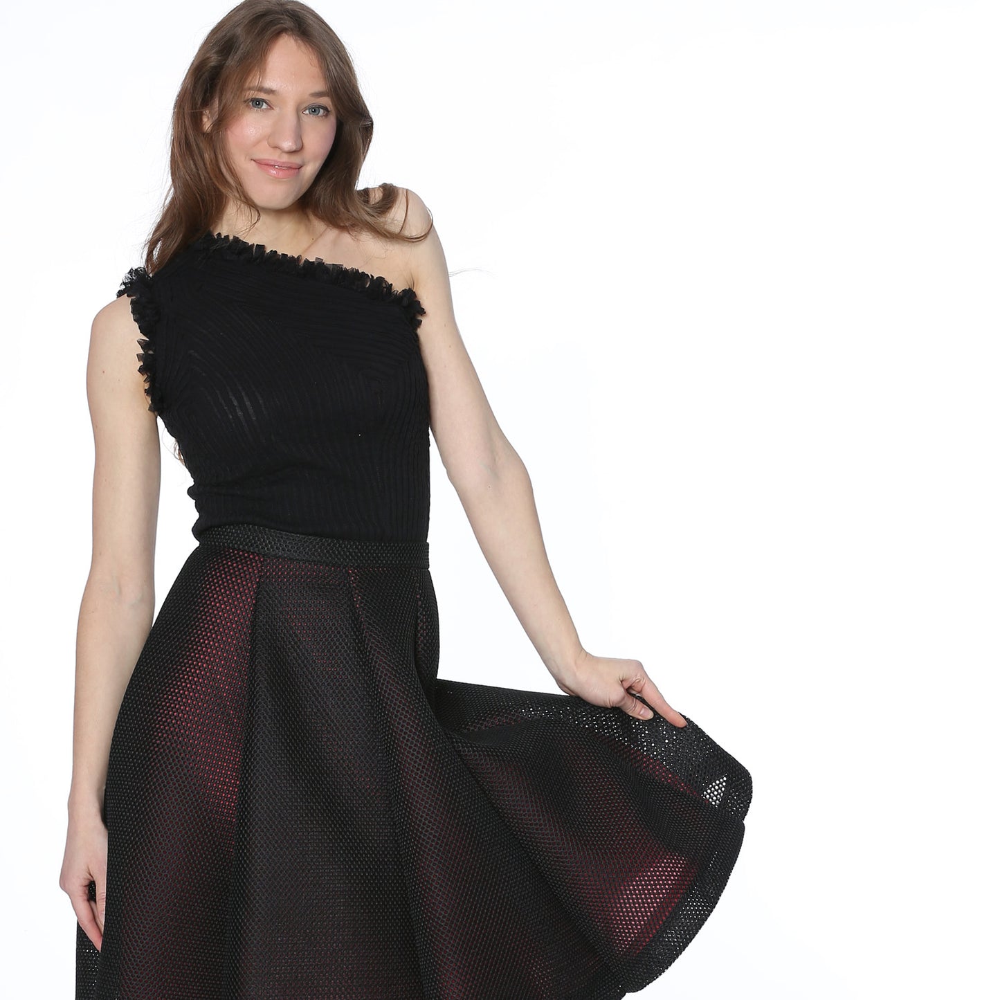 Rock Black Queen Schwarz/rot - Natalia Kludt