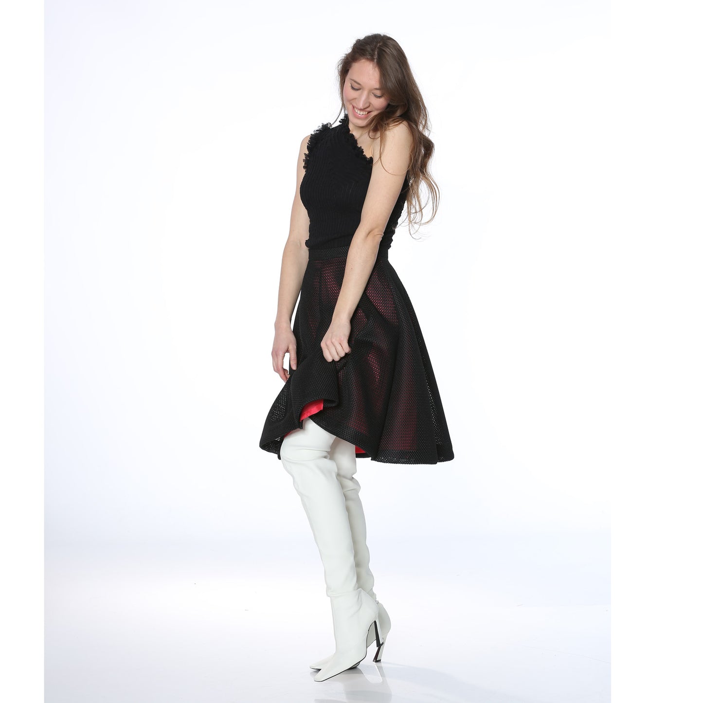 Rock Black Queen Schwarz/rot - Natalia Kludt