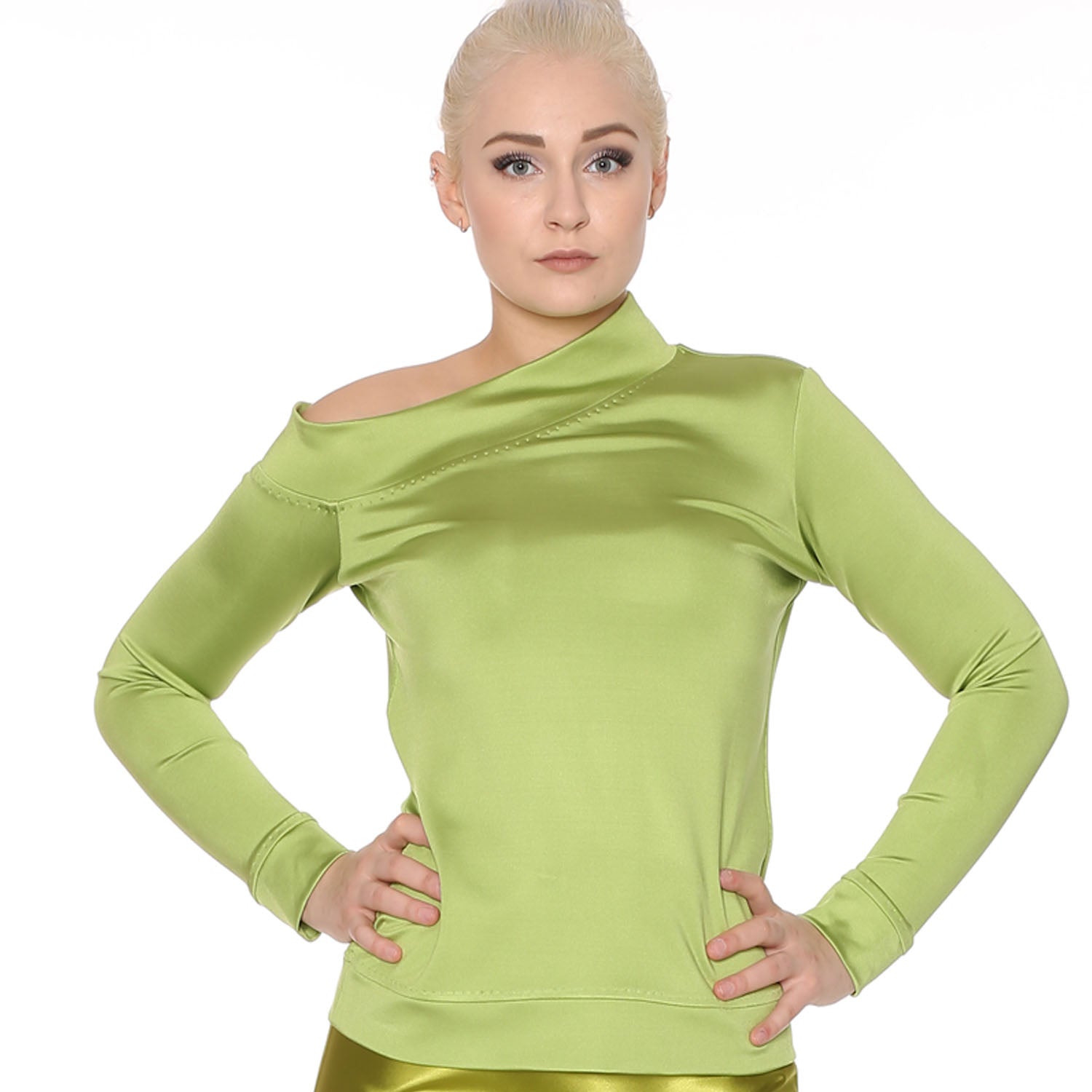 Silkshirts "Leila" grün - Natalia Kludt