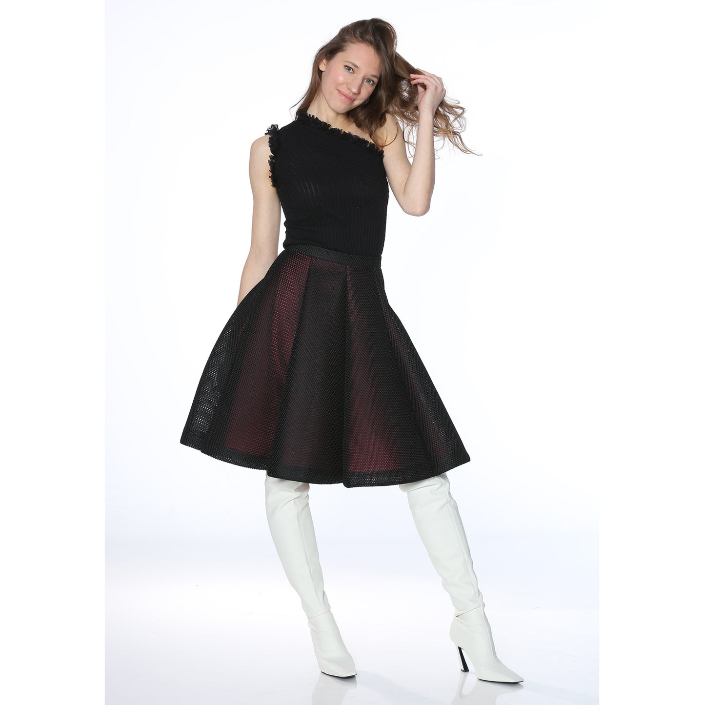 Rock Black Queen Schwarz/rot - Natalia Kludt