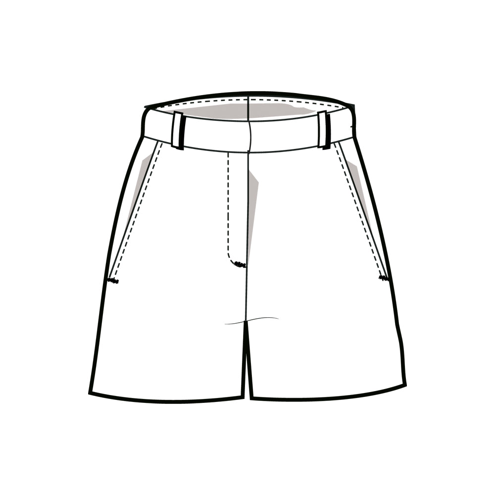 Ledershorts blau - Natalia Kludt