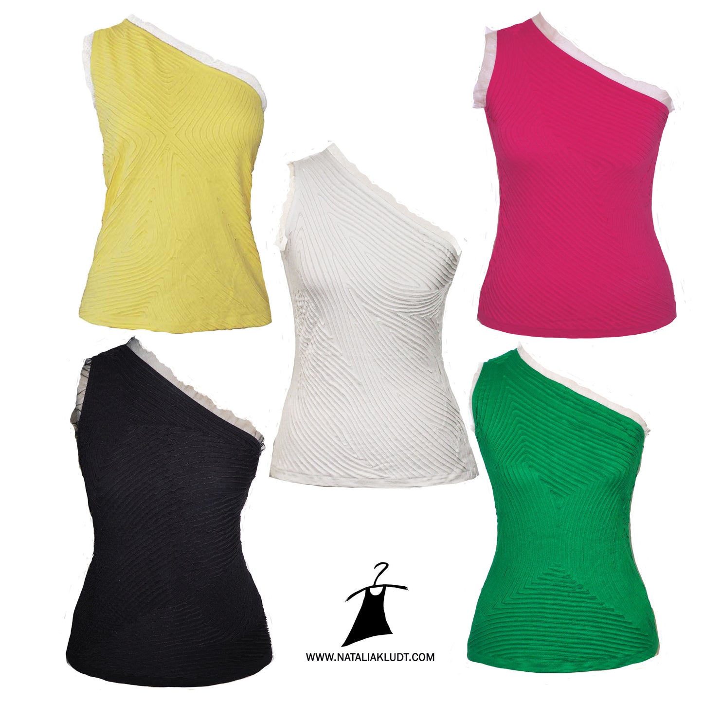 Asymmetrischer Top "Aicedora" - Natalia Kludt