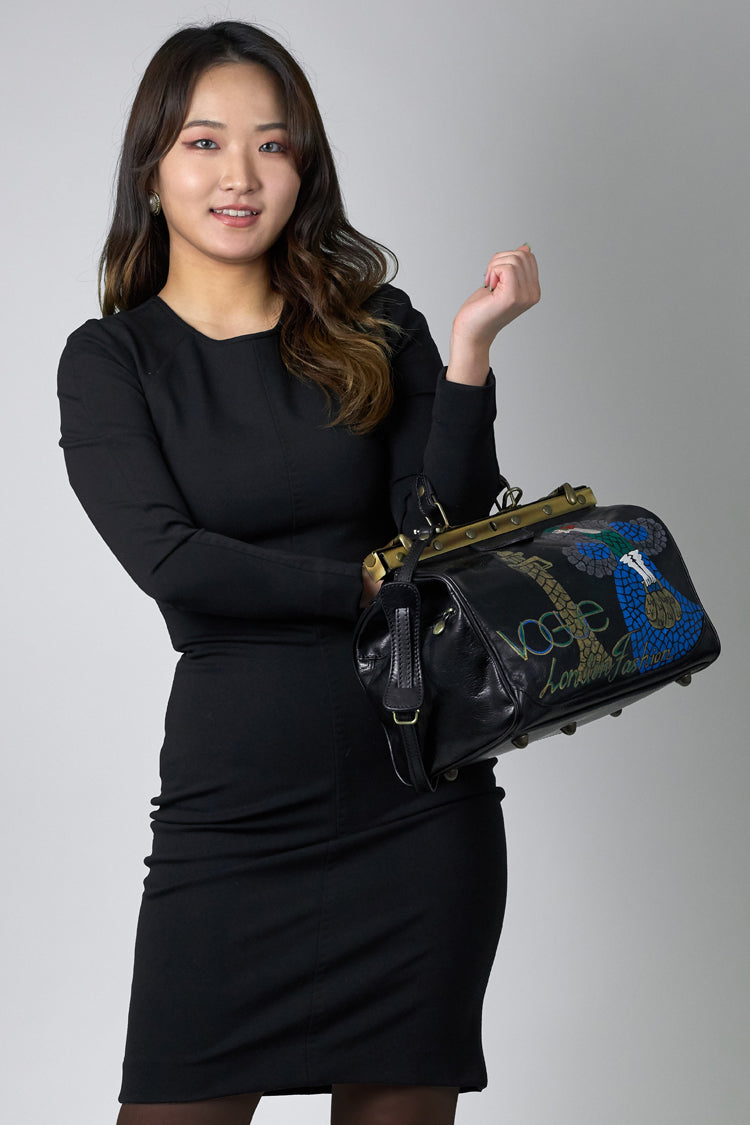 Handtasche "California" (Schwarz) - Natalia Kludt