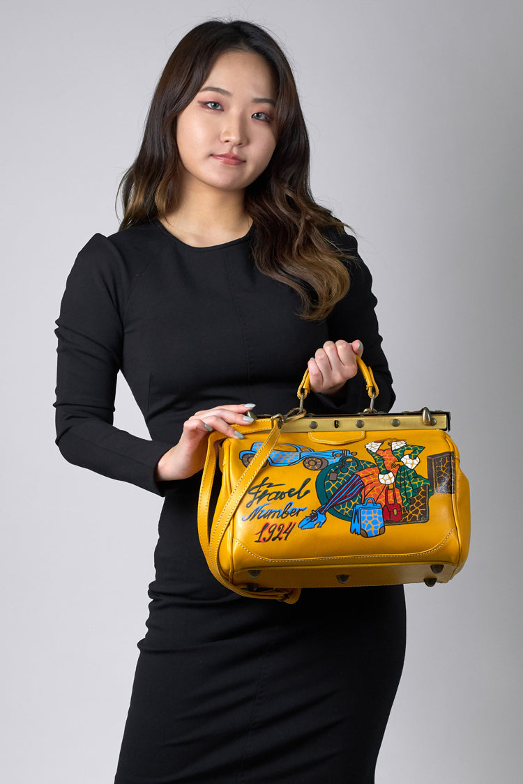 Handtasche "California" (Gelb) - Natalia Kludt