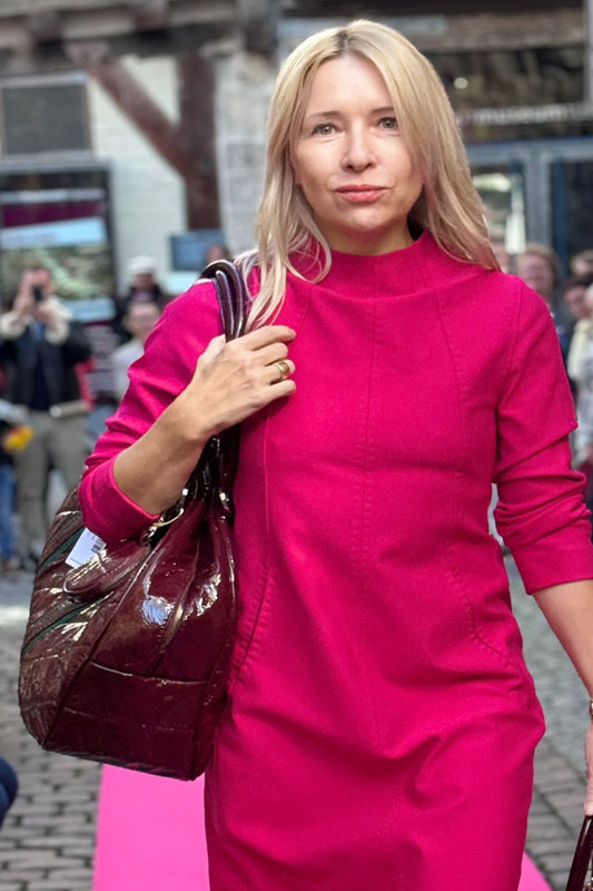 Ledertasche "Matröshka"-maxi (bordeaux) - NATALIA KLUDT ART & FASHION