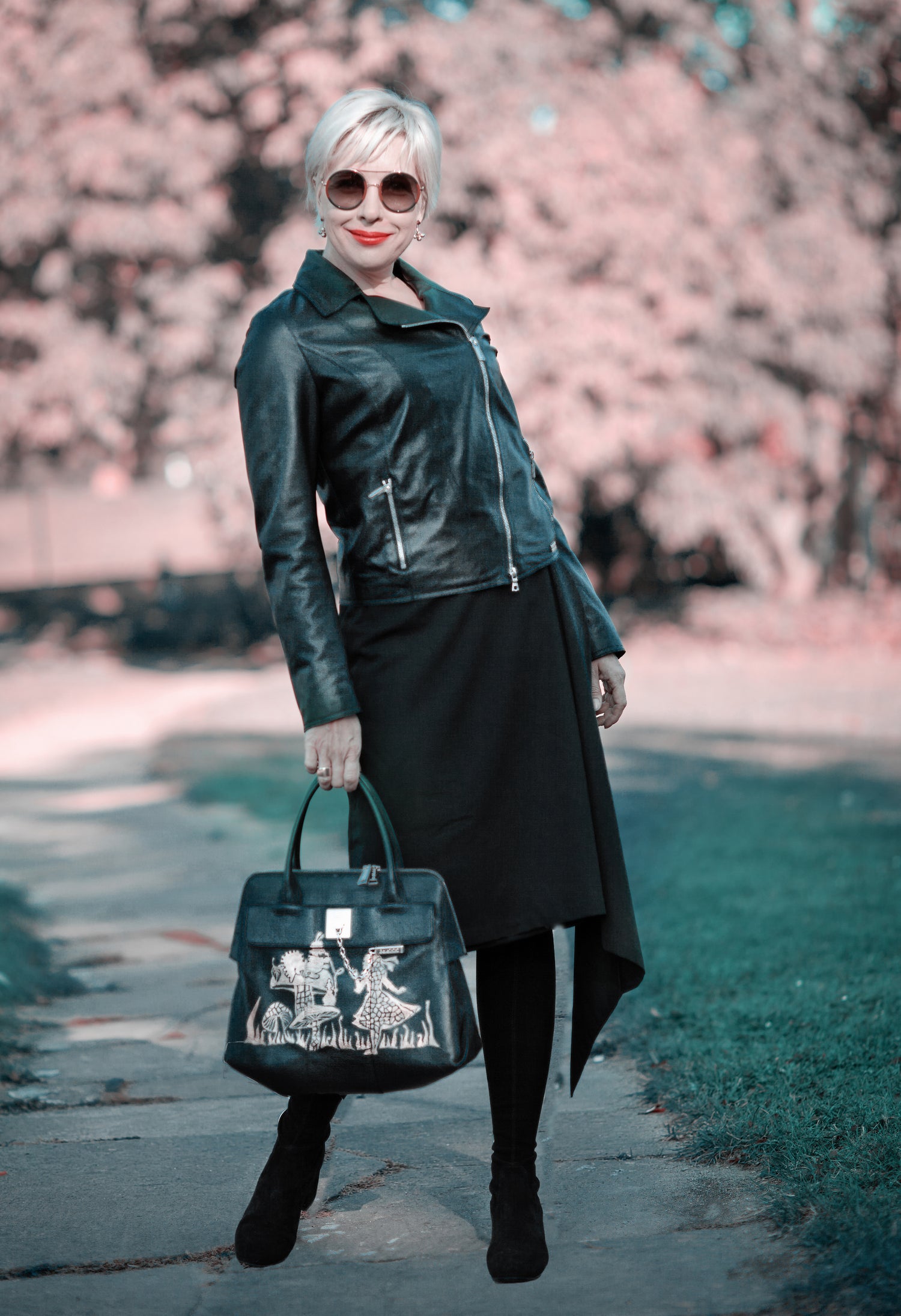 Asymmetrischer A-Linien Rock - NATALIA KLUDT ART & FASHION