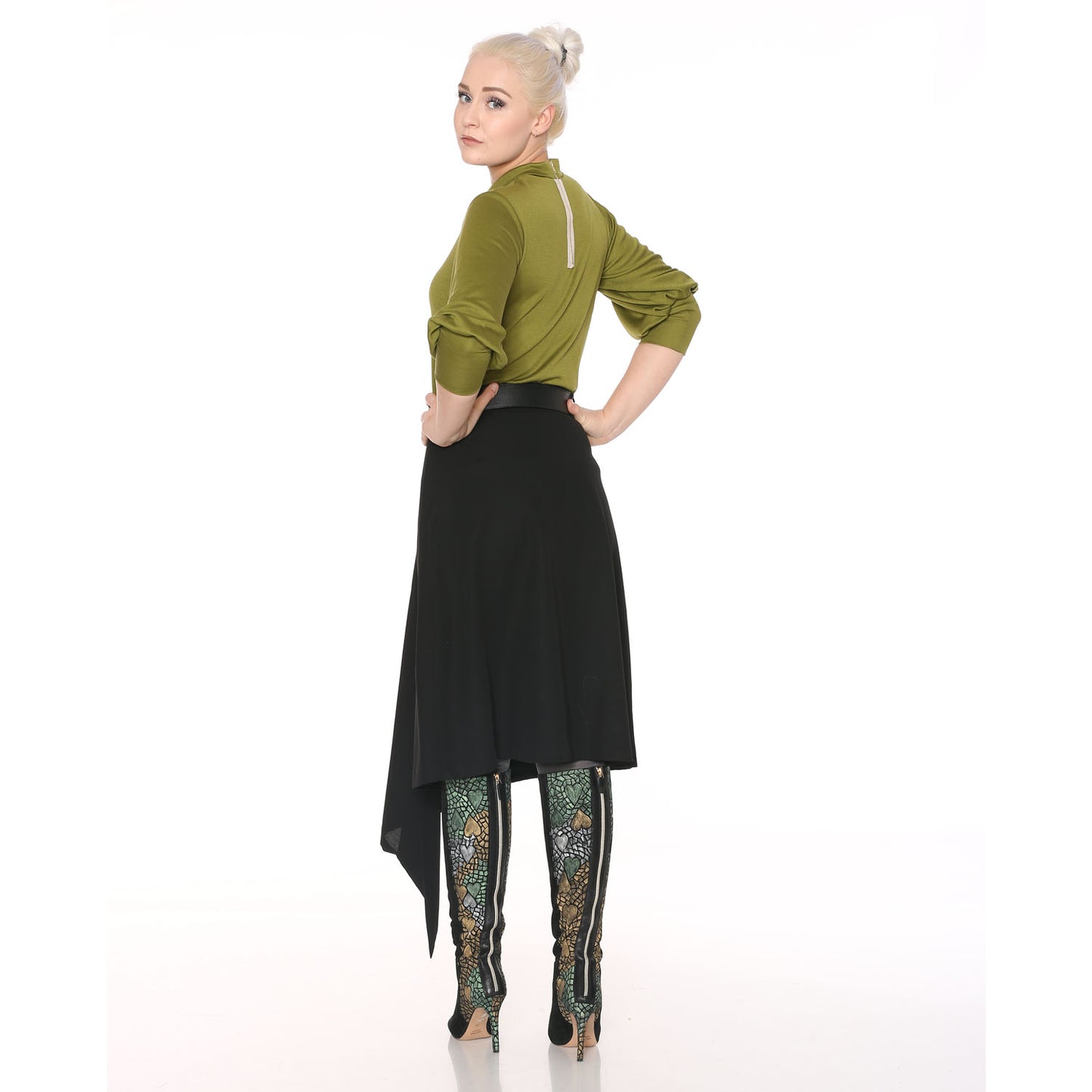 Asymmetrischer A-Linien Rock - NATALIA KLUDT ART & FASHION