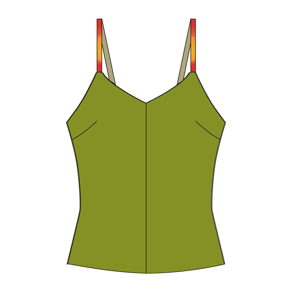 Ledertop "Clara" gelb - Natalia Kludt